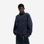 Drawstring Cargo Jacket